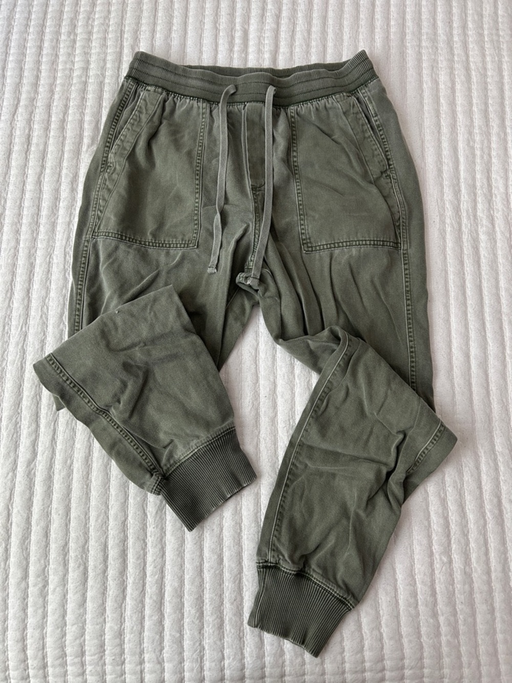 GAP Olive Green Women's Drawstring Joggers